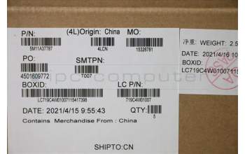Lenovo 5M11A37787 MECH_ASM KBDW/C UK BKLT(SUN)WW UK BK