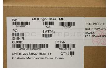 Lenovo 5M11A37860 C-Cover with keyboard,Hebrew,Grey,Backlight