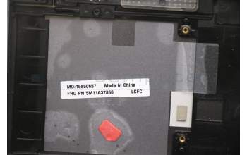 Lenovo 5M11A37860 C-Cover with keyboard,Hebrew,Grey,Backlight