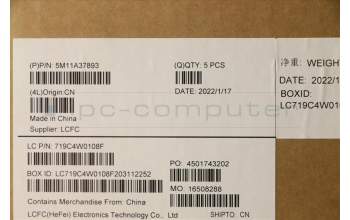 Lenovo 5M11A37893 MECH_ASM KBDW/C LA SPA BKLT(TRA) UK GY