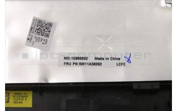 Lenovo 5M11A38092 MECH_ASM KB C SWS(PMX)PT UK BK