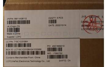 Lenovo 5M11A38112 MECH_ASM KB C EUROENG(TSG)PT US BK