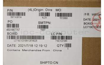 Lenovo 5M11A38134 MECH_ASM KB C TC(PMX)PT US BK