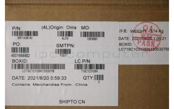 Lenovo 5M11A38140 MECH_ASM KB C THAI(PMX)PT US BK