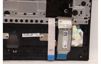 Lenovo 5M11A38502 C-Cover with keyboard, Slovenian, Black, Fingerprint, UK