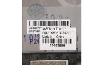 Lenovo 5M11B38322 MECH_ASM GRP,KBD,BZL,GER,WL,BK,CHY
