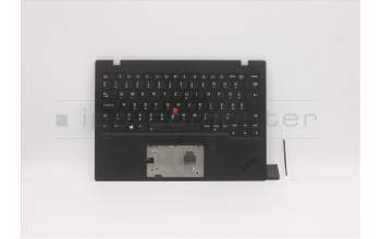 Lenovo 5M11B38325 C-Cover with keyboard,Hungarian,Black,WLAN