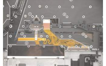 Lenovo 5M11B38325 C-Cover with keyboard,Hungarian,Black,WLAN