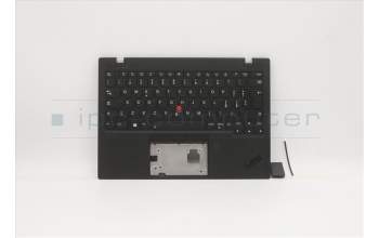 Lenovo 5M11B38328 C-Cover with keyboard,Italian,Black,WLAN