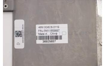 Lenovo 5M11B59897 C-Cover with keyboard, Portuguese, Titanium, WWAN, UK