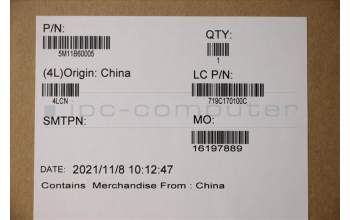 Lenovo 5M11B60005 MECH_ASM 14WUXGA,AR,HD,GY,MUT/BOE