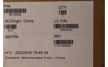 Lenovo 5M11B95898 MECH_ASM CS22_3+2bCPLC,GLM,BLK,SUN