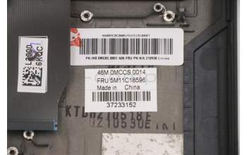 Lenovo 5M11C18596 MECH_ASM WW C-Cvr+058 FRA KB ASM,CHY