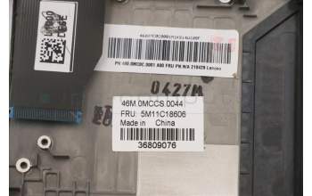 Lenovo 5M11C18606 C-Cover with keyboard, Hungarian, WWAN, UK