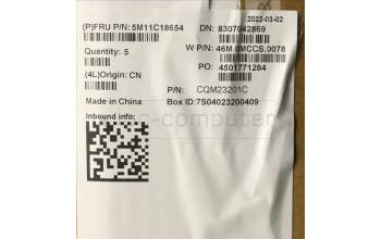 Lenovo 5M11C18654 MECH_ASM WW C-Cvr+EURO ENG KB ASM,LTN