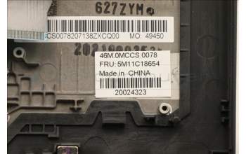 Lenovo 5M11C18654 MECH_ASM WW C-Cvr+EURO ENG KB ASM,LTN