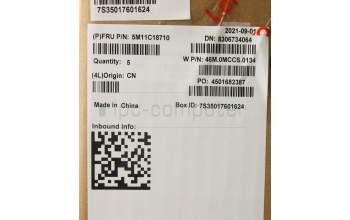 Lenovo 5M11C18710 C-Cover with keyboard, Belgian, No WWAN, UK