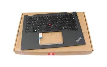 5M11C18789 Original Lenovo Tastatur inkl. Topcase DE (deutsch) schwarz/grau mit Backlight und Mouse-Stick (no WWAN)