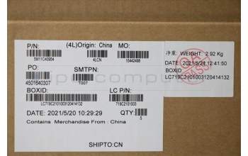 Lenovo 5M11C40954 MECH_ASM KBD BZL,WL,GY,CHY,058 FRA