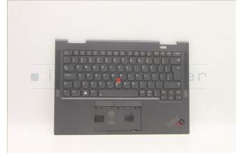Lenovo 5M11C40956 C-Cover with keyboard, Brazil Portuguese, Storm Grey, WLAN, UK