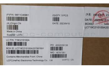 Lenovo 5M11C40961 MECH_ASM KBD BZL,WL,GY,CHY,SPA