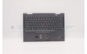 Lenovo 5M11C40964 C-Cover with keyboard, Greek, Storm Grey, WLAN, US