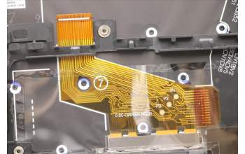 Lenovo 5M11C40964 C-Cover with keyboard, Greek, Storm Grey, WLAN, US