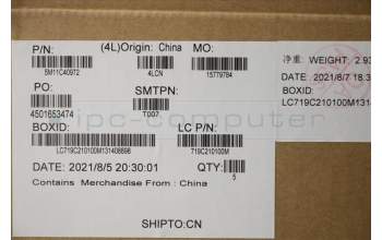 Lenovo 5M11C40972 MECH_ASM KBD BZL,WL,GY,CHY,SLV