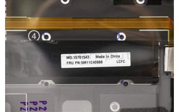 Lenovo 5M11C40988 MECH_ASM KBD BZL,WW,GY,CHY,ENG
