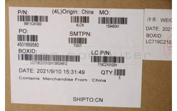 Lenovo 5M11C41000 C-Cover with keyboard, Greek, Storm Grey, WWAN, US