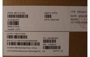 Lenovo 5M11C41002 C-Cover with keyboard, Hungarian, Grey, WWAN, UK