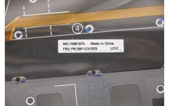 Lenovo 5M11C41025 MECH_ASM KBD BZL,WL,GY,SRX,CSA