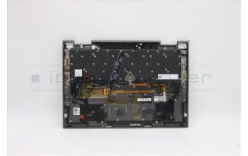 Lenovo 5M11C41039 C-Abdeckung mit Tastatur, Isländisch, sturmgrau, WLAN