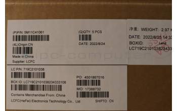 Lenovo 5M11C41061 MECH_ASM KBD BZL,WW,GY,SRX,CSA