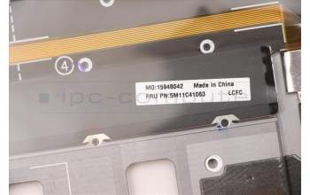 Lenovo 5M11C41063 MECH_ASM KBD BZL,WW,GY,SRX,LA SPA