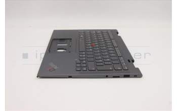 Lenovo 5M11C41081 MECH_ASM KBD BZL,WW,GY,SRX,SWE/FIN