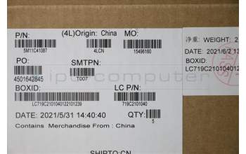 Lenovo 5M11C41087 MECH_ASM KBD BZL,WW,GY,SRX,KOR