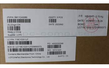 Lenovo 5M11C43280 MECH_ASM KB C JPN(SRX)PT FP JP BK