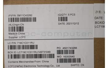 Lenovo 5M11C43282 MECH_ASM KB C TC(PMX)PT FP US BK