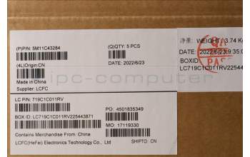 Lenovo 5M11C43284 MECH_ASM KB C TC(TSG)PT FP US BK