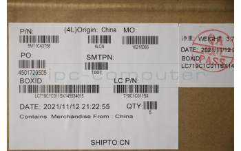 Lenovo 5M11C43758 MECH_ASM KB C ARA BKLT(PMX)PT FP US BK