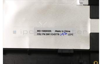 Lenovo 5M11C43776 MECH_ASM KB C GRE BKLT(PMX)PT FP US BK