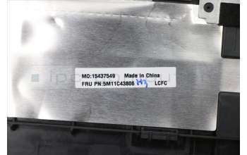 Lenovo 5M11C43806 MECH_ASM KB C NORD BKLT(PMX)PT FP UK BK