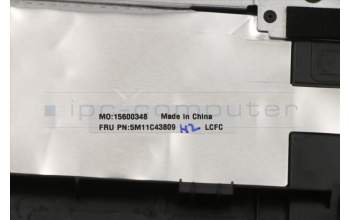 Lenovo 5M11C43809 MECH_ASM KB C SWS BKLT(PMX)PT FP UK BK