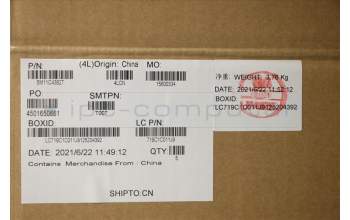 Lenovo 5M11C43827 MECH_ASM KB C JPN BKLT(PMX)PT FP JP BK