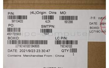 Lenovo 5M11C44232 MECH_ASM KB C GER(PMX)PT UKBK