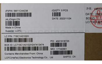 Lenovo 5M11C44238 MECH_ASM KB C HUN(PMX)PT UKBK