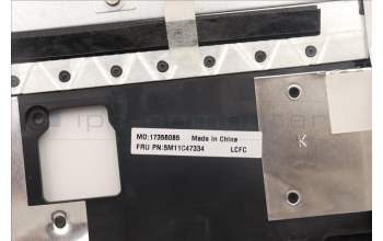 Lenovo 5M11C47334 MECH_ASM KB C SLV(PMX)PT FPR UKBK