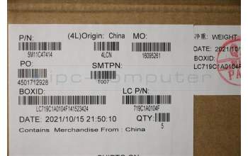 Lenovo 5M11C47414 MECH_ASM KB C GER BKLT(PMX)PT UKBK