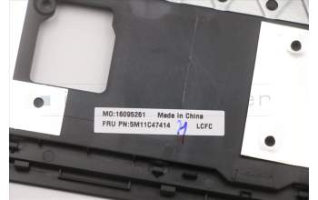 Lenovo 5M11C47414 MECH_ASM KB C GER BKLT(PMX)PT UKBK